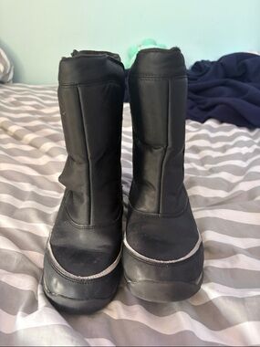 Lands' End Black Kids' Rain & Snow Boots